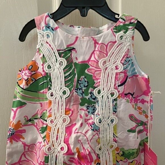 Lilly Pulitzer for Target Nosie Posey Floral Shift Dress Girls Size 2T NWT - Picture 2 of 11